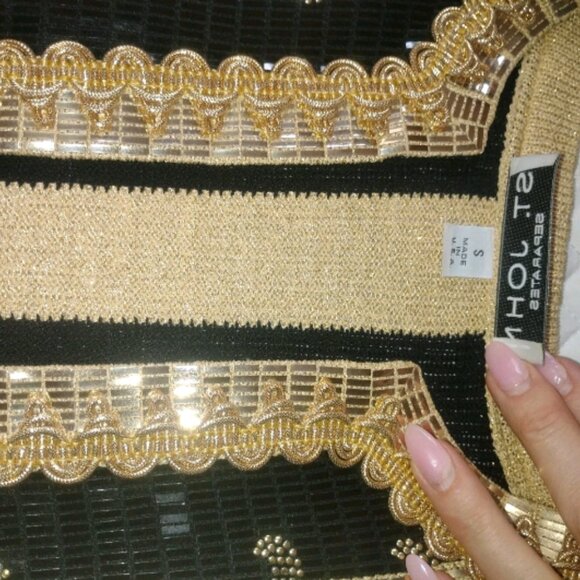 Vintage St. John's Sequined Dress Suit Set - Picture 4 of 7